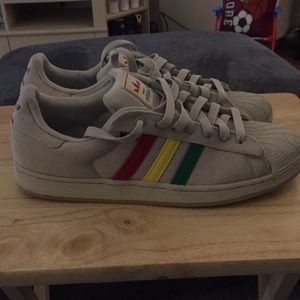 A pair of Adidas